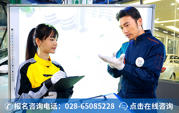 学汽修不再只是男生的专利